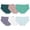Ocean Canvas, variant on INNERSY Women's Cotton Hipsters Soft Breathable Underwear for Daily Comfort 6 Pack(M,Rosé Whisper)