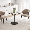 thumbnail image 2 of HOMCOM Dining Table for 4, Modern Kitchen Table with Marble Effect Tabletop, 2 of 10
