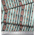 thumbnail image 3 of Soimoi Poly Georgette Fabric Ikat Southwestern Decor Fabric Printed Yard 42 Inch Wide, 3 of 3