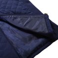 thumbnail image 4 of Bienzoe Women Casual Quilted Sleeveless Light Weight Vest Stretch Rib Navy XXL, 4 of 6