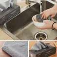 thumbnail image 2 of Grey Microfibre Absorbent Wipes for Home Use - 20 Pieces (20x20cm) Boxed Packaging, Quick-Drying, Lint-Free & Watermark-Proof, Soft Material Prevents Surface Scratches, Ideal for Tabletop Cleaning, 2 of 6