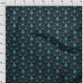 thumbnail image 4 of oneOone Rayon Black Fabric Florals Craft Projects Decor Fabric Printed By The Yard 56 Inch Wide, 4 of 4