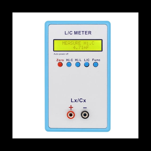 LC-200A Handheld Inductor&Capacitor Digital LCD Capacitance Inductance Meter LC Meter 1PF-100MF 1UH-100H,1 x Capacitance Inductance Meter