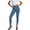 Blue, variant on Ltctricy Women's Jean Leggings High Waisted Stretchy Slim Pull on Trendy Pants Casual Skinny Jeans with Pockets(Blue,X-Large)