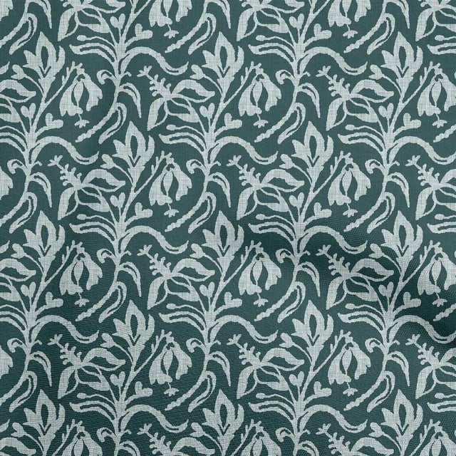 oneOone Polyester Spandex Tissu Vert Foncé à Blocs Matière de Robe Tissu Imprimé Tissu au Mètre 56 Pouces Wide-5W