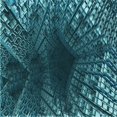 thumbnail image 1 of Ahgly Company Machine Washable Indoor Square Transitional Deep Teal Green Area Rugs, 5' Square, 1 of 7