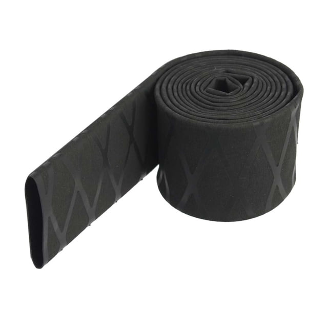 Φ20mm Φ25mm Φ30mm Non Slip Heat Textured Grip Fish Gear Rod Sport Racket Handle Black 1Mx0.3cm