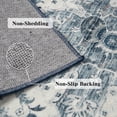 thumbnail image 4 of HOMERRY Area Rug 9' x 12' Rugs for Living Room Vintage Persian Rug Distressed Print Indoor Floor Cover, Blue, 4 of 5