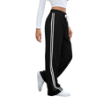 thumbnail image 1 of Pantalon de Survêtement à Jambe Grand pour Femme, Décontracté, Taille Haute, Droit, Joggers à Cordon de Serrage avec Poches, 1 of 9