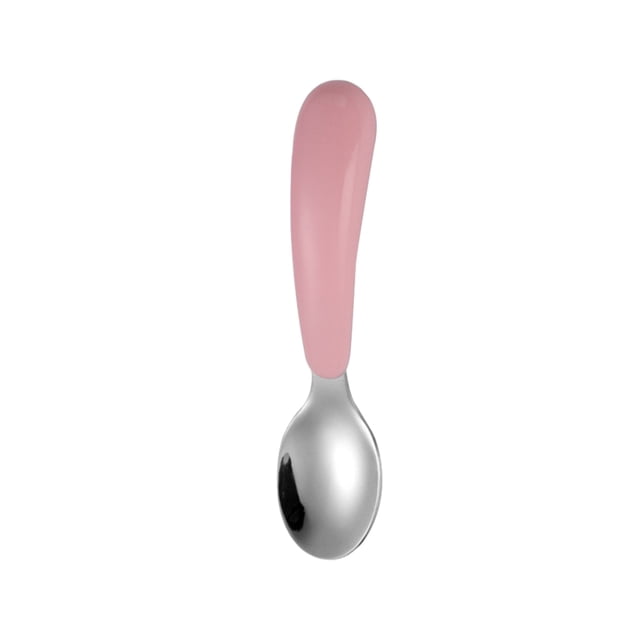 Xingzhi Stainless Steel Kids Tableware Set Spoon Fork Cartoon Car Shape Compartment Design Baby Bowl for Kitchen Pink Spoon