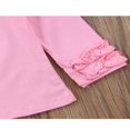 thumbnail image 5 of Baby Girl Long Sleeve T-shirt Crew Neck Cotton Ruffle Tops, 5 of 5