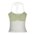 thumbnail image 4 of Cameland Camisoles Décontractées pour Femmes, Printemps Été, Couleur Unie Douce, Col Rond, 4 of 8