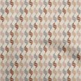 thumbnail image 1 of oneOone Silk Tabby Light Brown Fabric Geometric Sewing Craft Projects Fabric Prints By Yard 42 Inch Wide, 1 of 5