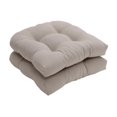 thumbnail image 2 of Wicker Seat Cushion, Set of 2,Spring/Summer Seasonal Replacement Grey, 2 of 8