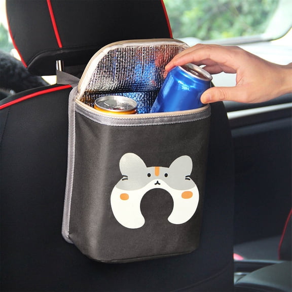 Rear Seat Car Storage Bag Cloth Car Seat Storage Bag Tin Foil Insulation And Cold Insulation Bag