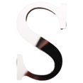 thumbnail image 1 of 1 Pcs Letter Ornament Waterproof Removable Silver-plated 3D Mirror Surface Acrylic Decal for Wedding, 1 of 9