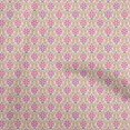 thumbnail image 1 of oneOone Velvet Pink Fabric Asian Suzani Craft Projects Decor Fabric Printed By The Yard 58 Inch Wide, 1 of 5