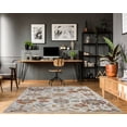 thumbnail image 2 of Ladole Rugs Venice Marigold Cream Ornamental Indoor/Outdoor Area Rug 7'10" x 10'5", 2 of 6