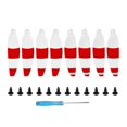 thumbnail image 1 of Milaget 8 Pcs Hélices Pliables en Fibre de Carbone pour Mini Pièces de Mise à Niveau Protecteur Blanc Rouge, 1 of 7