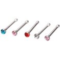 thumbnail image 2 of Rhinestone Nose Ring Nose Studs for Women Men 24PCS, 2 of 2