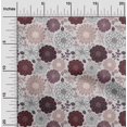 thumbnail image 2 of oneOone Coton Popeline Brun Tissu Floral Rétro Robe Tissu Tissu Imprimé par la Cour 56 Pouces de Large, 2 of 5