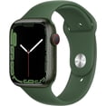 thumbnail image 1 of Refurbished Apple Watch Series 7 Aluminum 45mm A2474 (GPS Only, No Cellular) Green (Grade A), 1 of 3