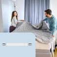 thumbnail image 2 of fheaev Bed Sheet Grippers Stretchable Up To 180cm Easy To Operate Easy To Install And Disassemble The Issue Of Tangled And Piled Up Bed Sheets, 2 of 9