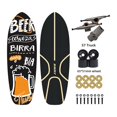 thumbnail image 4 of S SERENABLE Maple Deck Cruiser Planche à Roulettes Complète pour Enfants et Adultes Planche d'Entraînement C, 4 of 6
