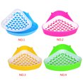 thumbnail image 4 of fastboy Multi-colors Geometric Shaped Pet Potty Toilet Corner Bedding Box Small Animal Universal Plastic Toilet, 4 of 8