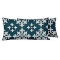 thumbnail image 1 of VargottamIndoor/OutdoorPolyester FabricLumbarPillowCover,All-Weather Waterproof Rectangular Cushion Case for Patio Furniture,16" x 24"Set of 2 -Tiles-30, 1 of 6