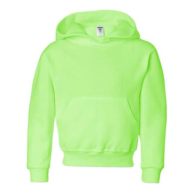 Jerzees Chandail à Capuchon en Molleton NuBlend pour Jeunes, m, Vert Néon
