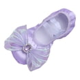 thumbnail image 1 of MIASHUI Chaussures pour Enfants Chaussures pour Enfants Chaussures de Danse Chaussures de Ballet Performance Dentelle Nœud Chaussures de Yoga, Violet, 10,5-11 Ans, 1 of 3
