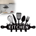 thumbnail image 2 of Clearance! Delayuji Hooks for Hanging Personalized Family Kitchen Name Sign Custom Monogram Letter with First Last Name Split Letter Name Sign Wall Art Decor One Size Black, 2 of 7