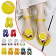 thumbnail image 1 of TrendOFT Womens Footbed Sandals Casual Shoes Manufacturer Transparent Jelly Shoes Summer Beach Jelly Sandale Plateforme Femme F 37, 1 of 4