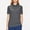Dark Gray, variant on hoksml Women's Polo Shirts Solid Color T-Shirts Sports Lapel Dry Short Sleeve Working Clothes Tops/Shirt Casual Clothes 2025 Summer on Clearance