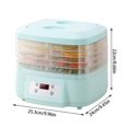 thumbnail image 3 of EASTIN Food Freeze Dryer Machine for Home  360° Airflow Food Dryer Machine with 6 Trays  Food Dehydrator Machine with Digital Adjustable Timer and Temperature Control, 3 of 9