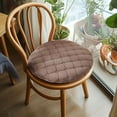 thumbnail image 4 of Birdeem Coussin de Chaise de Bureau, Coussin de Siège d'Auto, Coussin Rond en Peluche Coussin de Chaise Tatami Coussin Anti-Pet Coussin de Sol Tabouret Rond Table à Manger Chaise de Salle à Manger Coussin Rond Coussin de Siège Hiver, 4 of 6