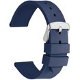 thumbnail image 1 of Silicone Rubber Watch Strap, 20mm, Blue, 1 of 7