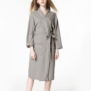 Women's Robes Women Kimono Robes Long Knit Bathrobe Lightweight Soft Knit Sleepwear L