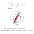 thumbnail image 3 of Rbaofujie Gaming Mouse 2.4g Wireless Mouse Personalized Creative Mouse Vertical Pen Mouse Plug And Play Rechargeable Mouse, 3 of 5
