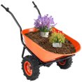 thumbnail image 1 of VEVOR Electric Wheelbarrow Cart One Wheel 7 Cu Ft Powered Dump Cart 573 lbs, 1 of 9