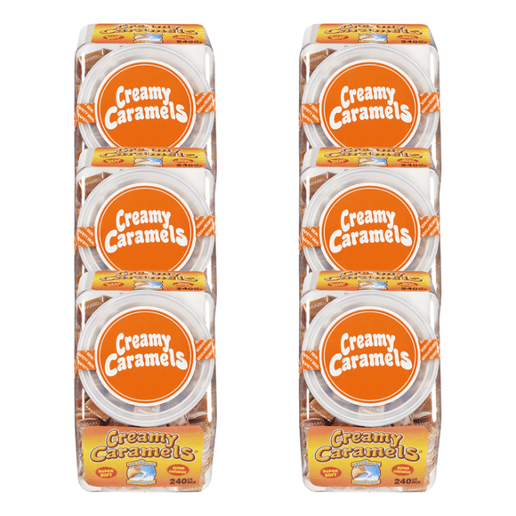 Regal Creamy Caramels, Traditional Melt-Away Buttery Toffee, Individually Wrapped Bulk 1.6kg (3.52 lbs) Bag, Premium Candy for Baking and Hospitality