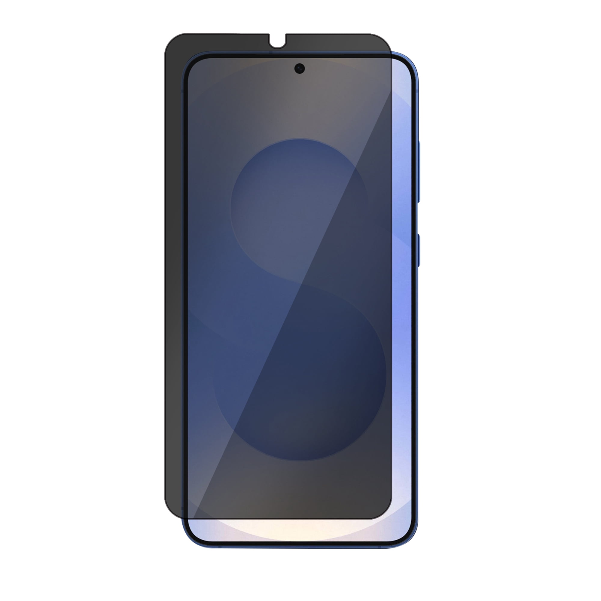 Onn. Samsung S25 Premium Privacy Japanese Tempered Glass Screen Protector with Easy Application Tray, Scratch and Impact Absorbing
