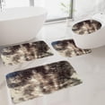 thumbnail image 1 of 4 Set Bath Mats,Bathroom Rug Sets 4 Piece Non Slip,Universal Soft Comfortable Bathroom Rugs,Water Absorption Non-Slip Thick Machine Washable Easy Dry Plush Bath Rugs for Bathroom Floor,Tub,Shower, 1 of 7