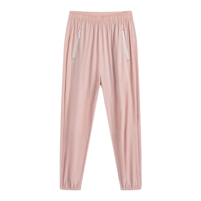 AherBiu Pantalon de Golf pour Femmes Taille Haute Extensible Séchage Rapide Léger Pantalon de Randonnée et de Course en Plein Air avec Poches Zippées