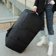 thumbnail image 3 of Foldable Wheel Bags Luggages Storage Bag with Wheels Large Capacity Carry On Luggage Carrier Expandable Trolley Suitcase, 3 of 5