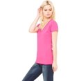 thumbnail image 4 of Bella + Canvas Ladies' Jersey Short-Sleeve Deep V-Neck T-Shirt, 4 of 5