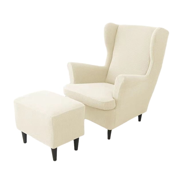 ZheElen 3pieces Washable Armchair Protective Cover For Easy Maintenance And Furniture Protection Beige