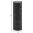thumbnail image 4 of Root Candles 33940 Unscented Timberline Pillar Candle, 3 x 9-Inches, Black, 4 of 8