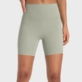 thumbnail image 2 of Yuyuzo Yoga Biker Shorts Womens High Waisted Belly Control Shapewear Workout Running Compression Shorts, 2 of 7